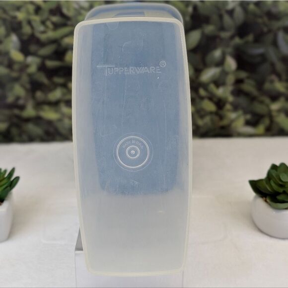 Tupperware Modular Mates Cereal Storer Container #1588-6 w/ Blue Lid #1590-2 - Picture 4 of 12